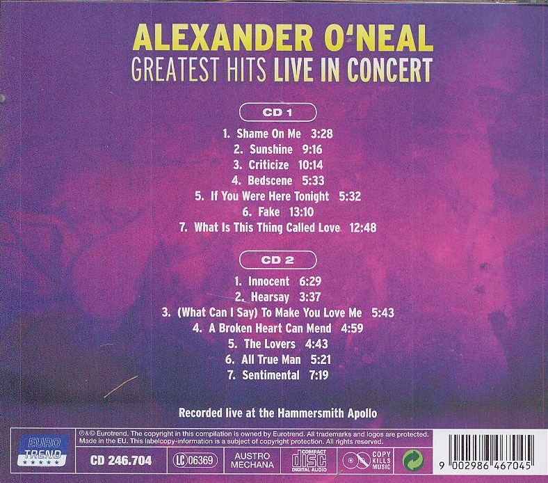 Alexander o neal greatest hits download15 all time