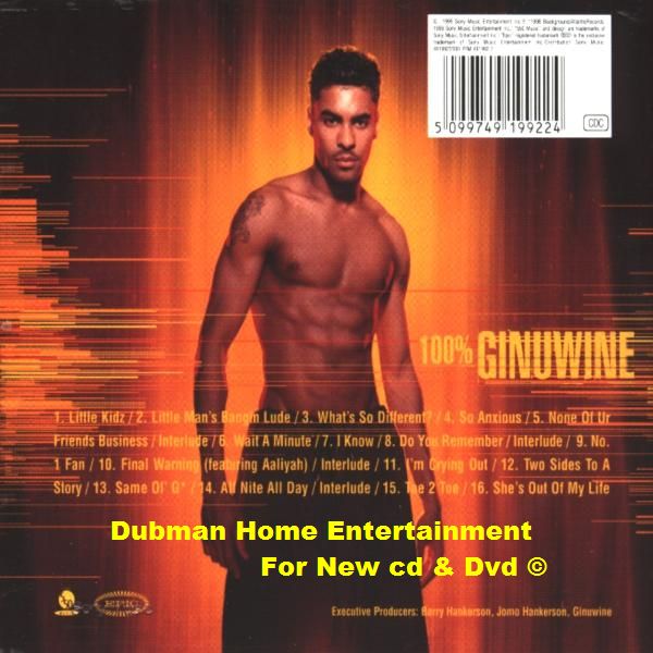 Ginuwine - 100% Ginuwine - Dubman Home Entertainment