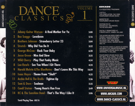 Dance Classics Vol. 1 - Dubman Home Entertainment